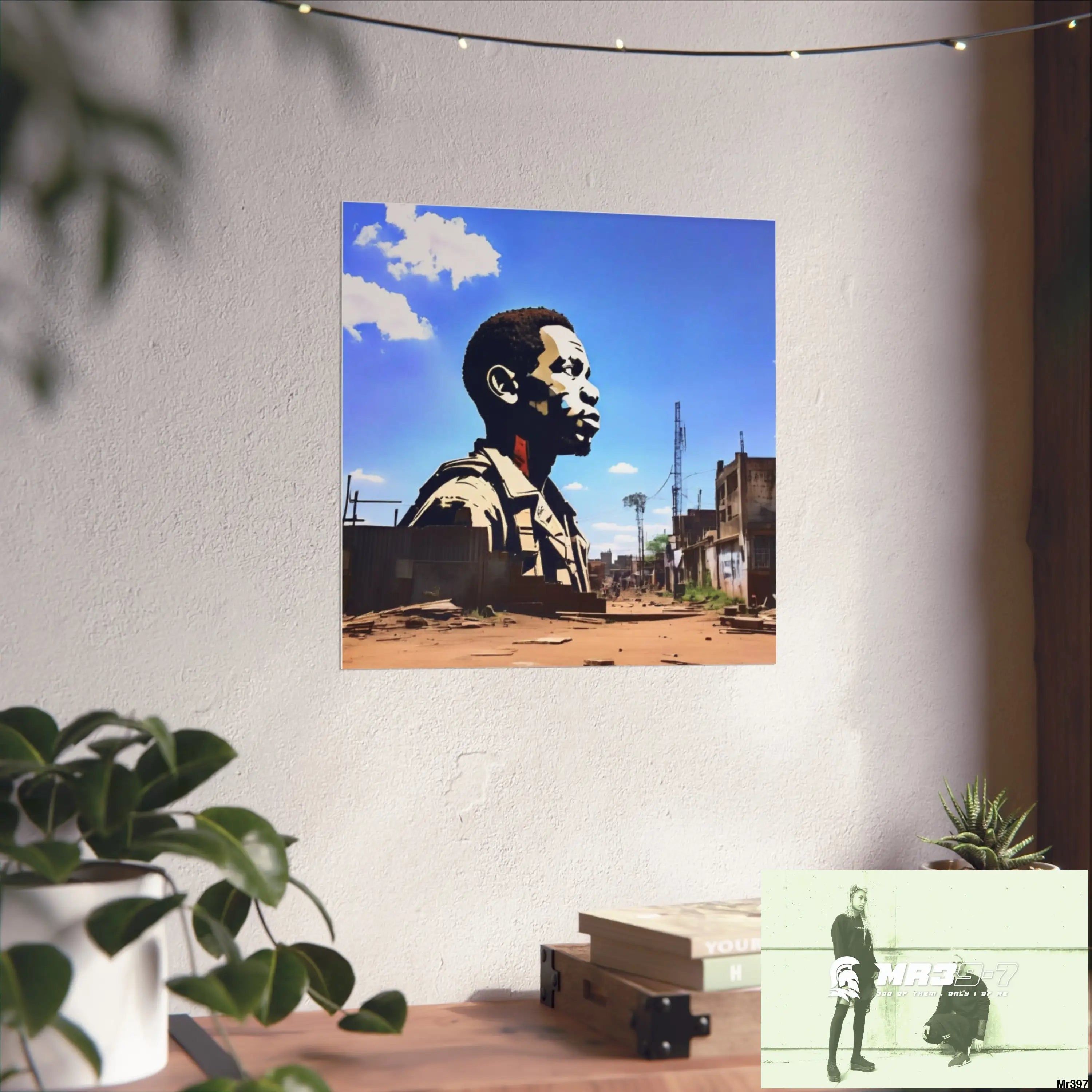 Kenya 2015 no 14 Banksy inspired Fine Art Posters Poster