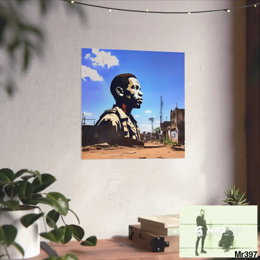 Kenya 2015 no 14 Banksy inspired Fine Art Posters Poster