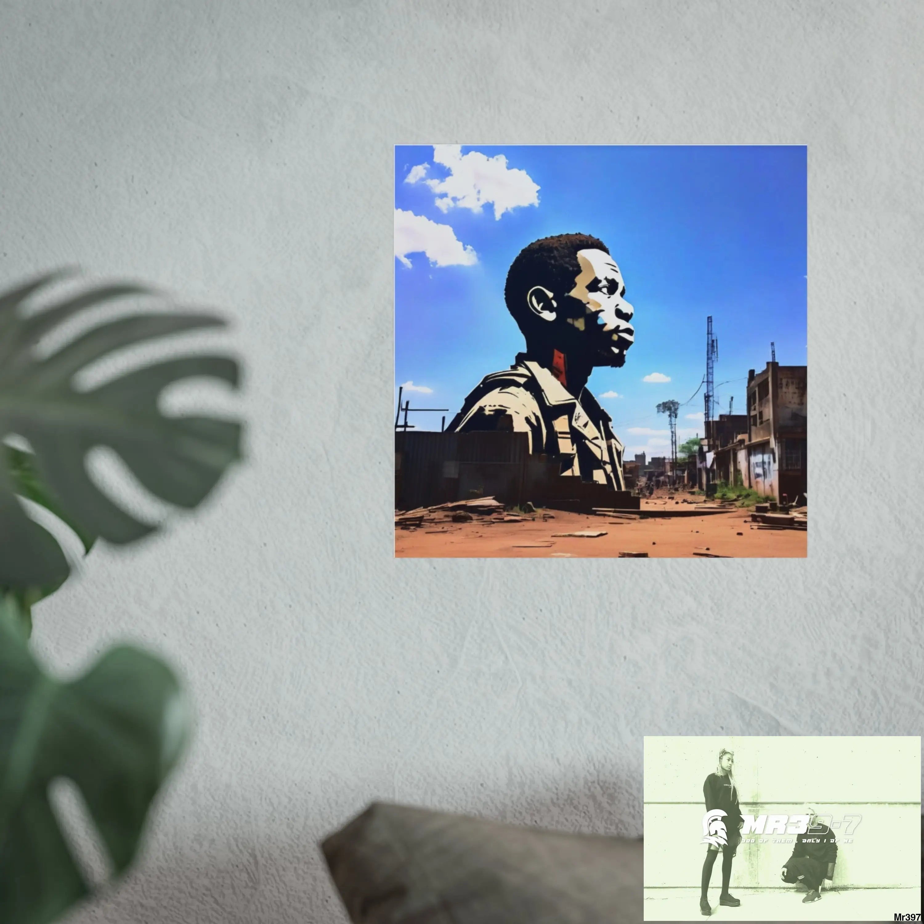Kenya 2015 no 14 Banksy inspired Fine Art Posters Poster