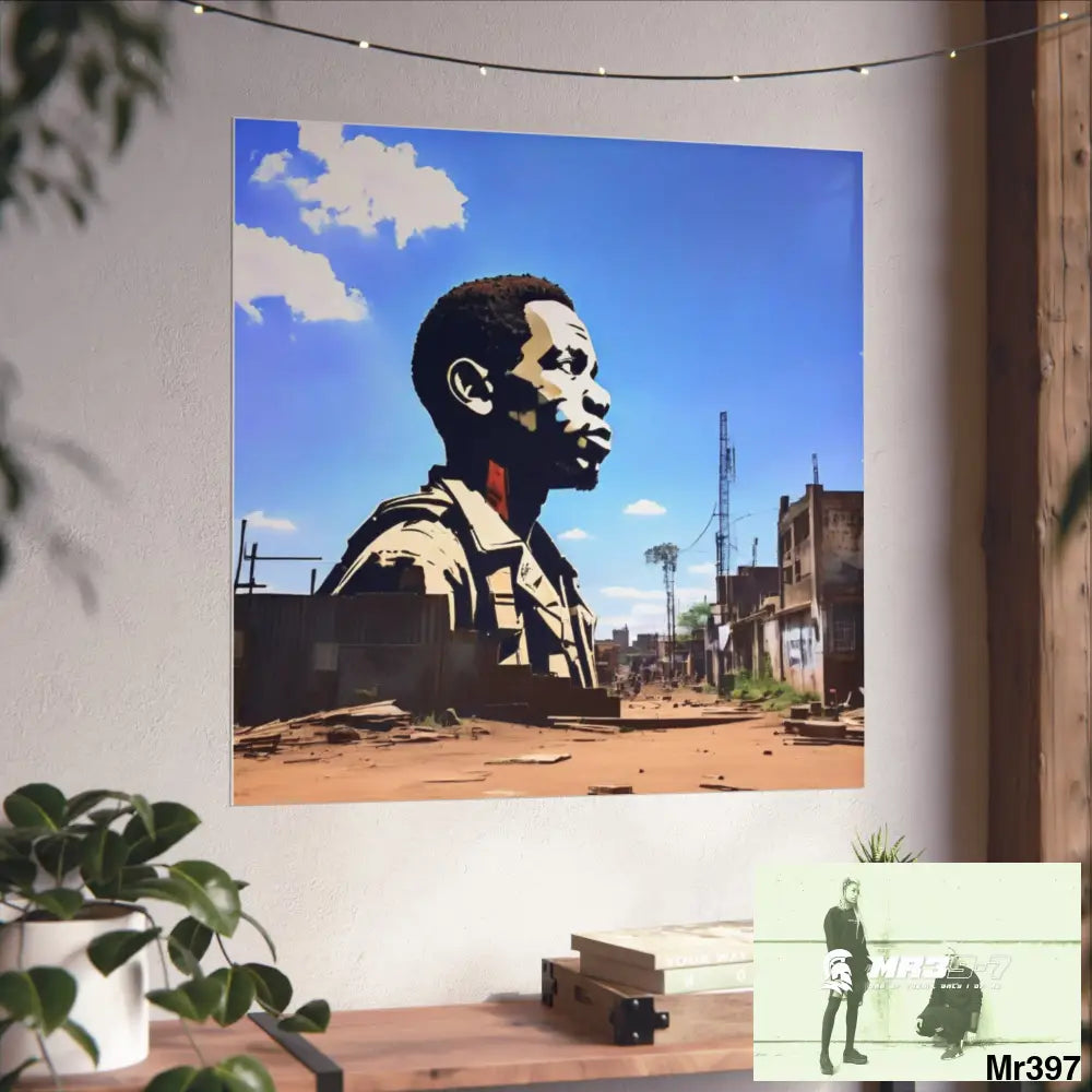 Kenya 2015 no 14 Banksy inspired Fine Art Posters Poster