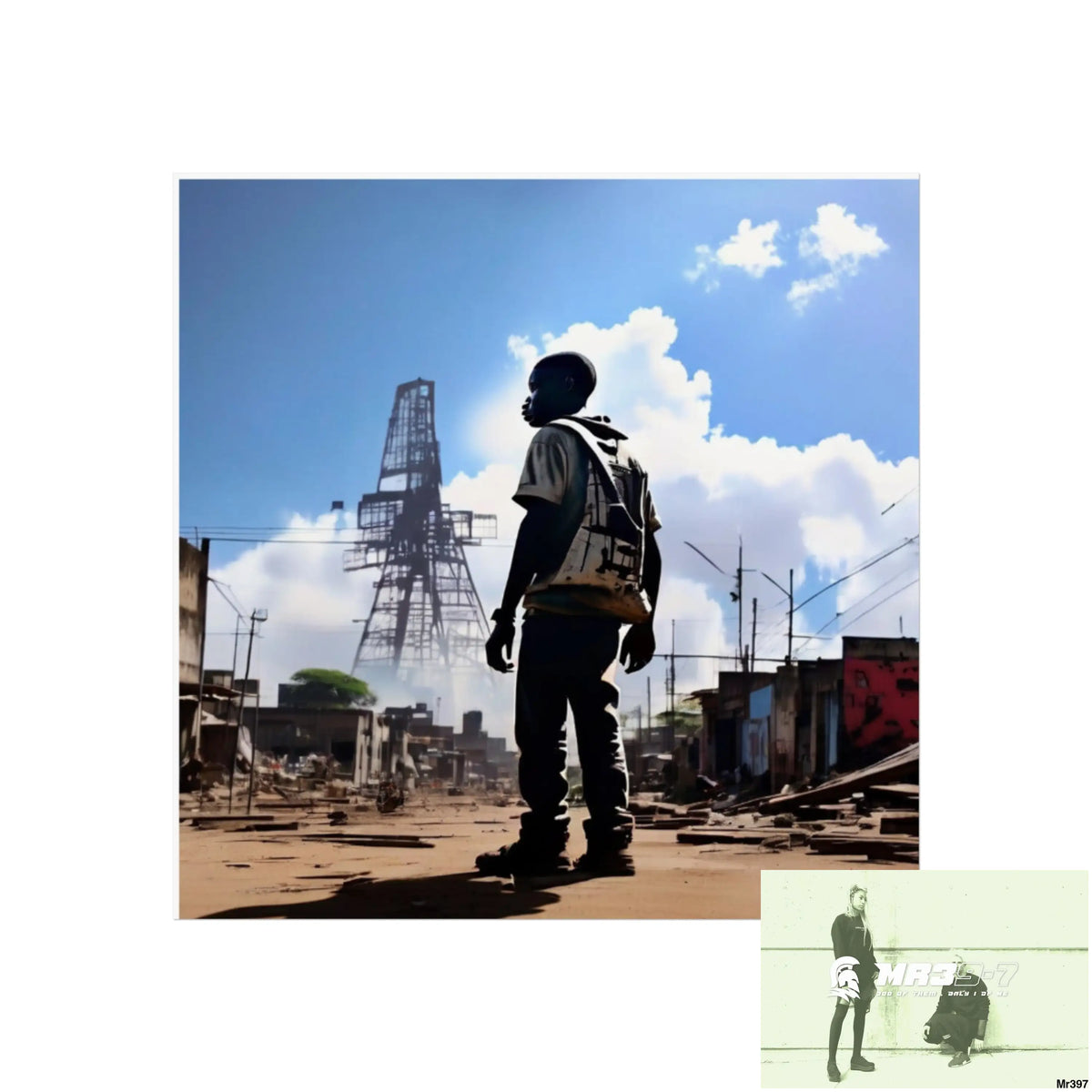 Kenya 2015 no 16 Banksy inspired Fine Art Posters 24″ x 24″ / Matte Poster