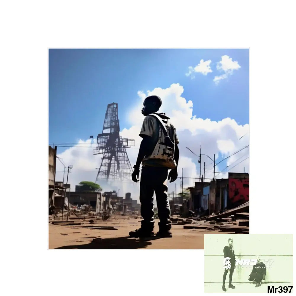 Kenya 2015 no 16 Banksy inspired Fine Art Posters 24″ x 24″ / Matte Poster