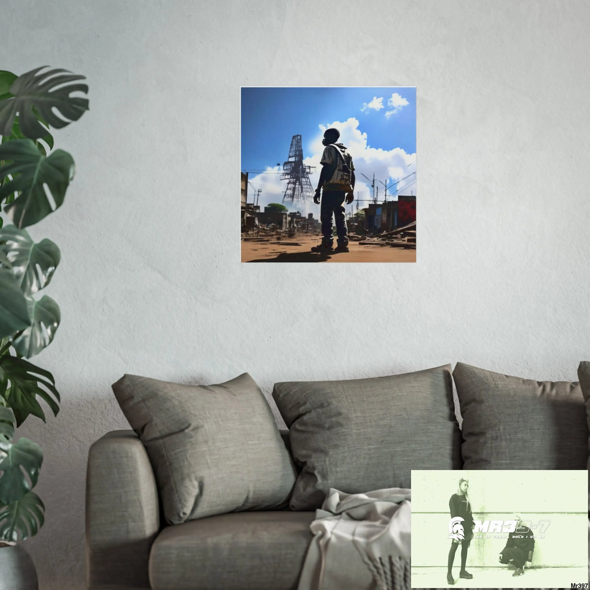 Kenya 2015 no 16 Banksy inspired Fine Art Posters Poster