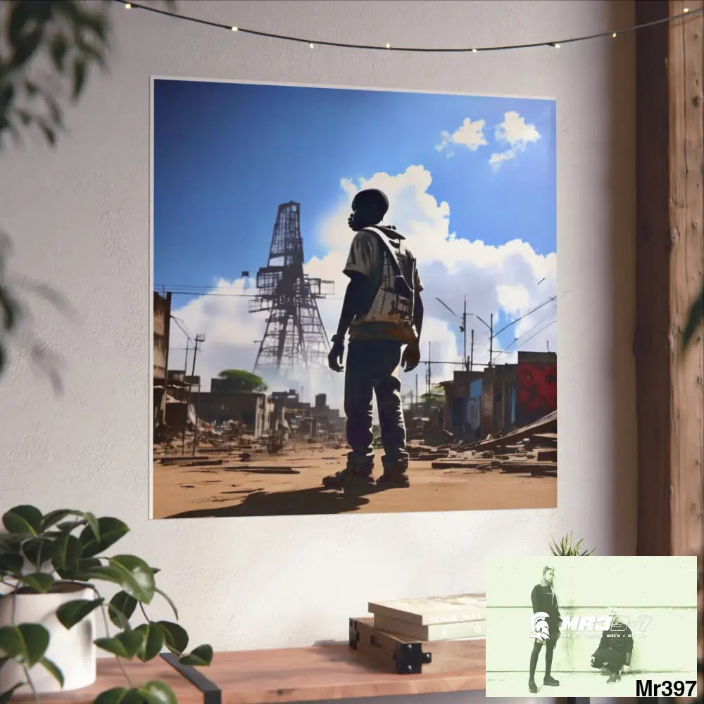 Kenya 2015 no 16 Banksy inspired Fine Art Posters Poster