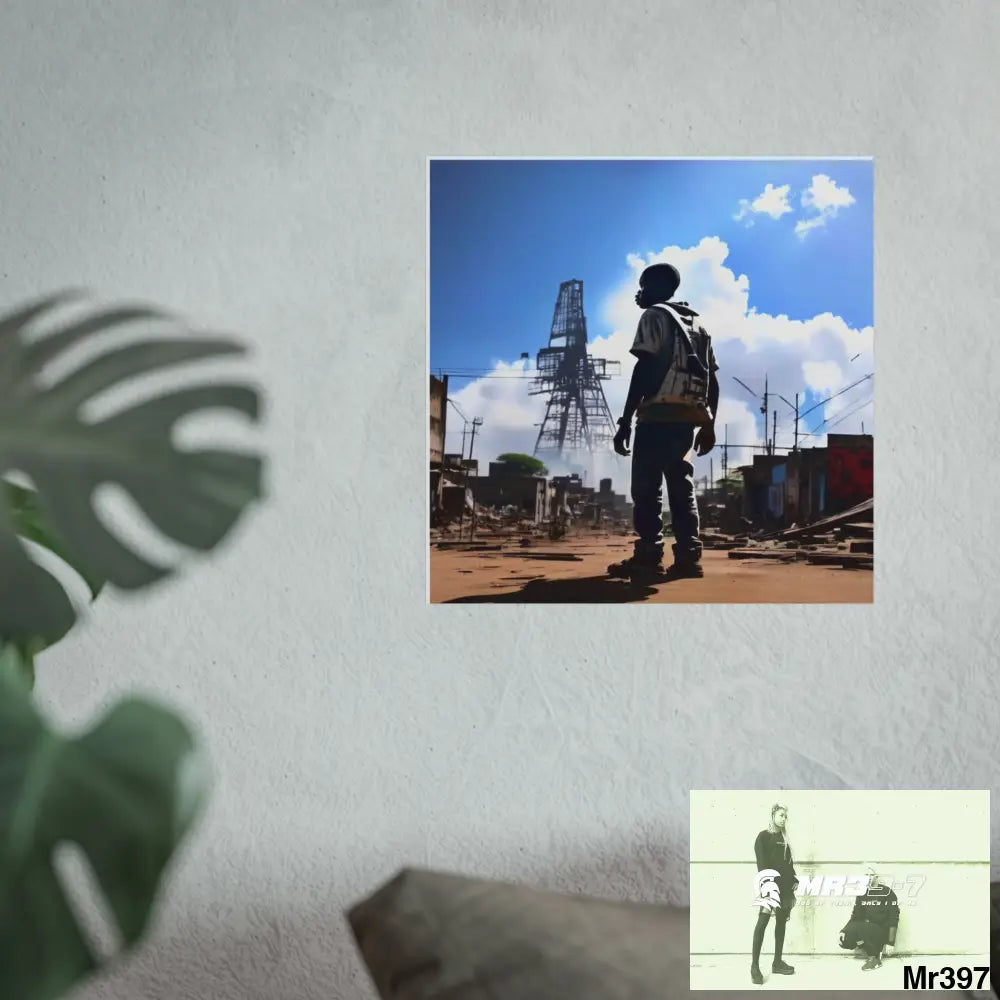 Kenya 2015 no 16 Banksy inspired Fine Art Posters Poster