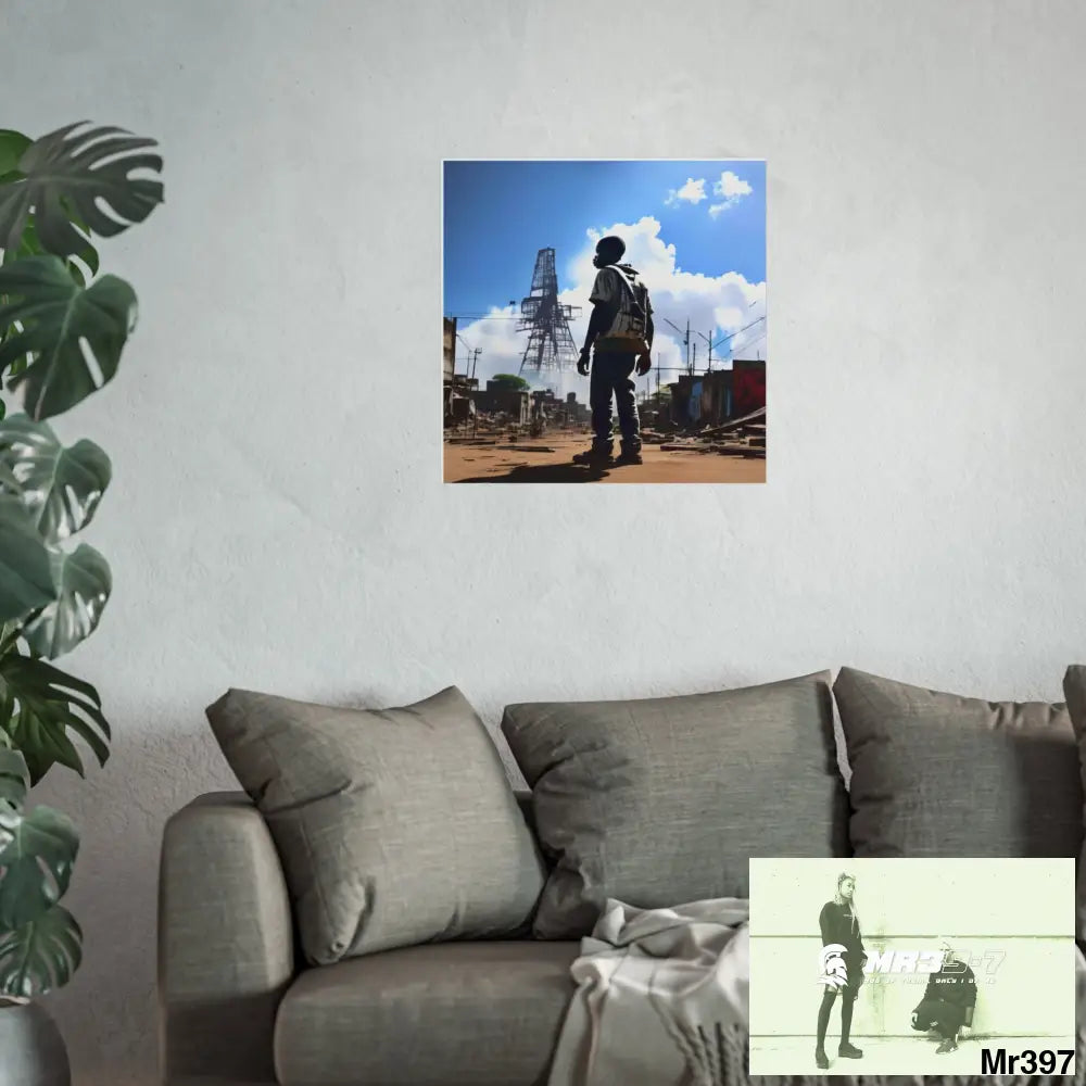 Kenya 2015 no 16 Banksy inspired Fine Art Posters Poster