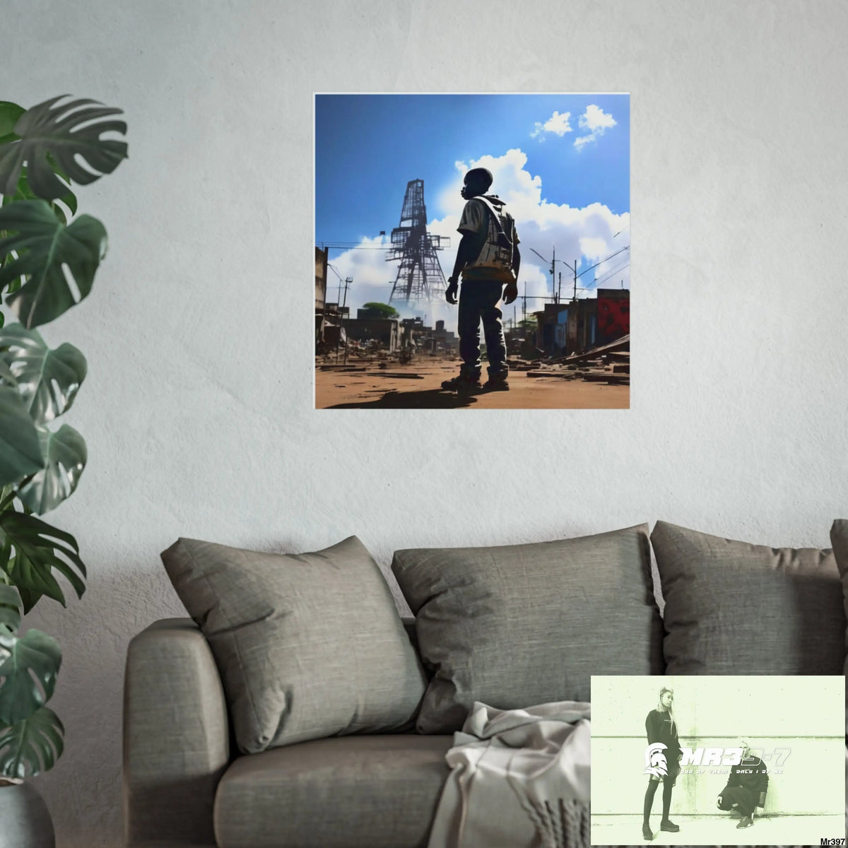 Kenya 2015 no 16 Banksy inspired Fine Art Posters Poster