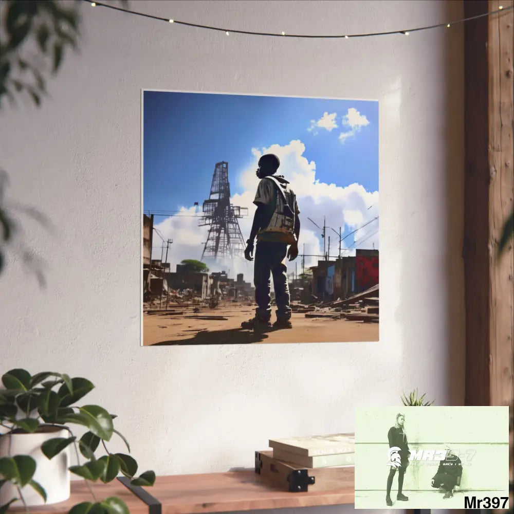 Kenya 2015 no 16 Banksy inspired Fine Art Posters Poster