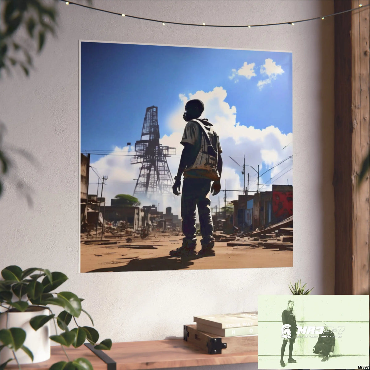 Kenya 2015 no 16 Banksy inspired Fine Art Posters Poster