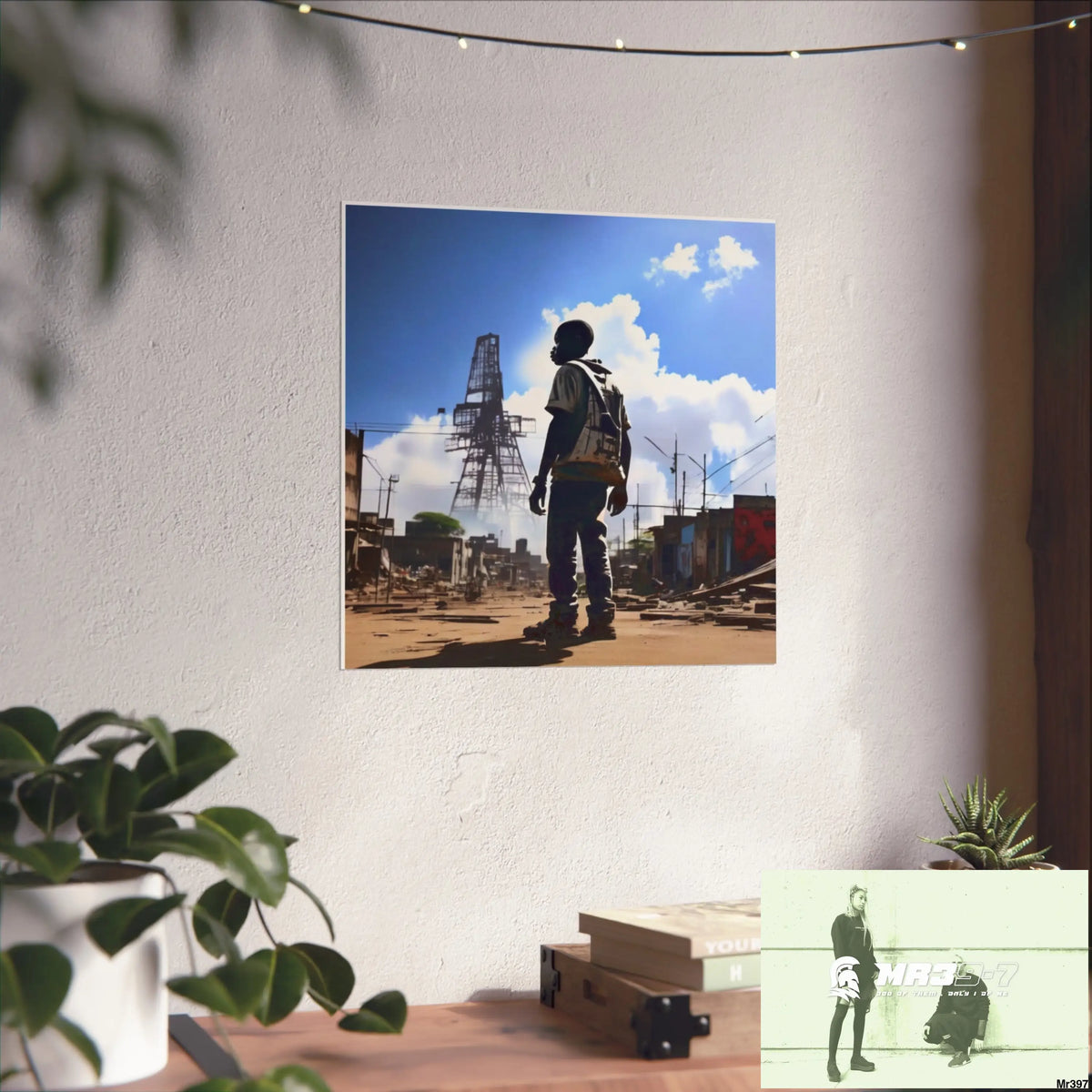 Kenya 2015 no 16 Banksy inspired Fine Art Posters Poster