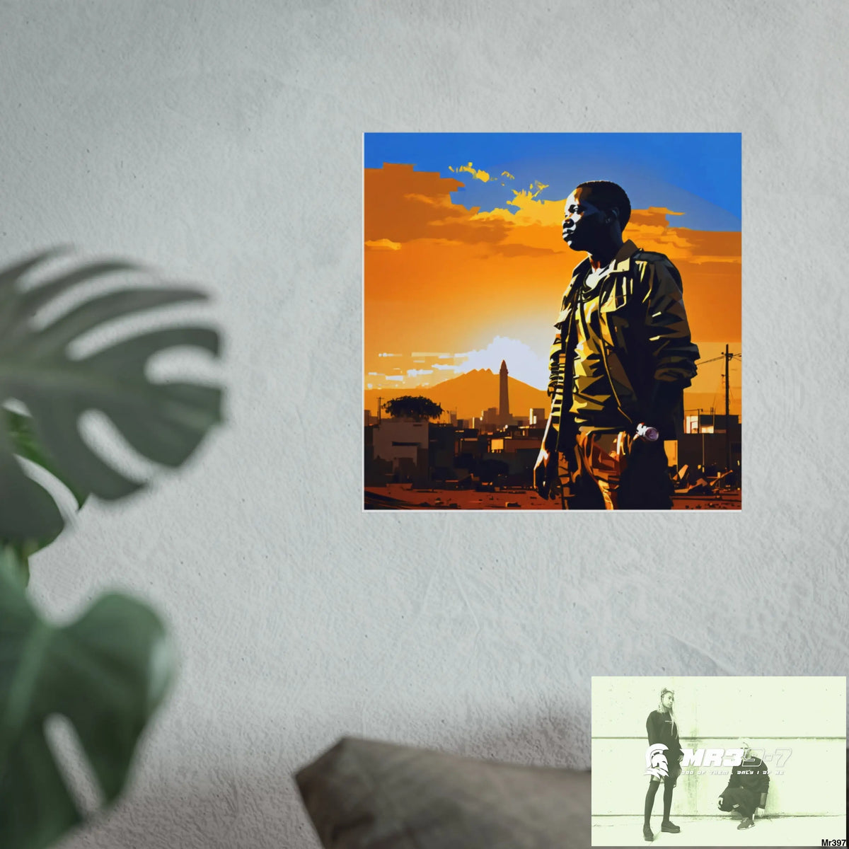 Kenya 2015 no 17 Banksy inspired Fine Art Posters Poster