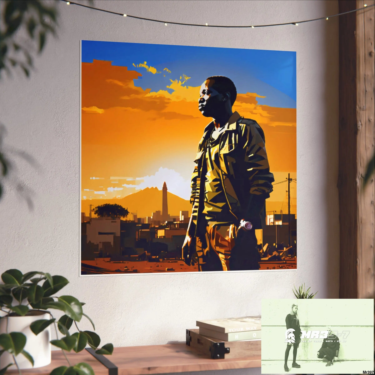 Kenya 2015 no 17 Banksy inspired Fine Art Posters Poster