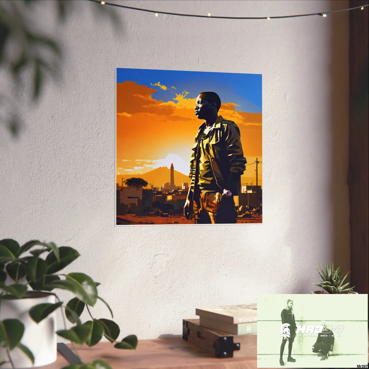 Kenya 2015 no 17 Banksy inspired Fine Art Posters Poster