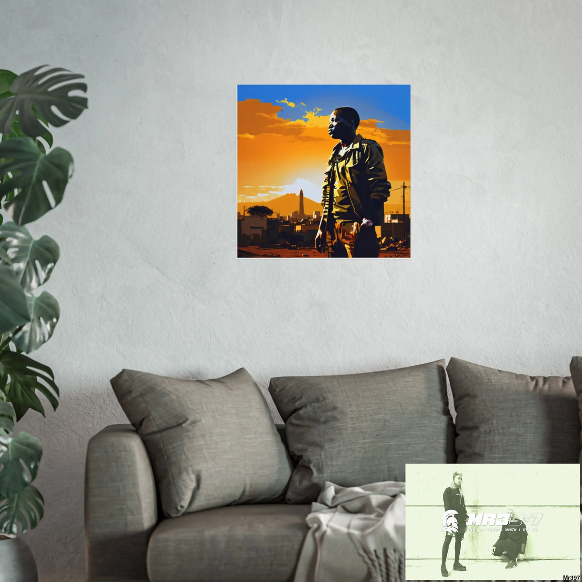 Kenya 2015 no 17 Banksy inspired Fine Art Posters Poster