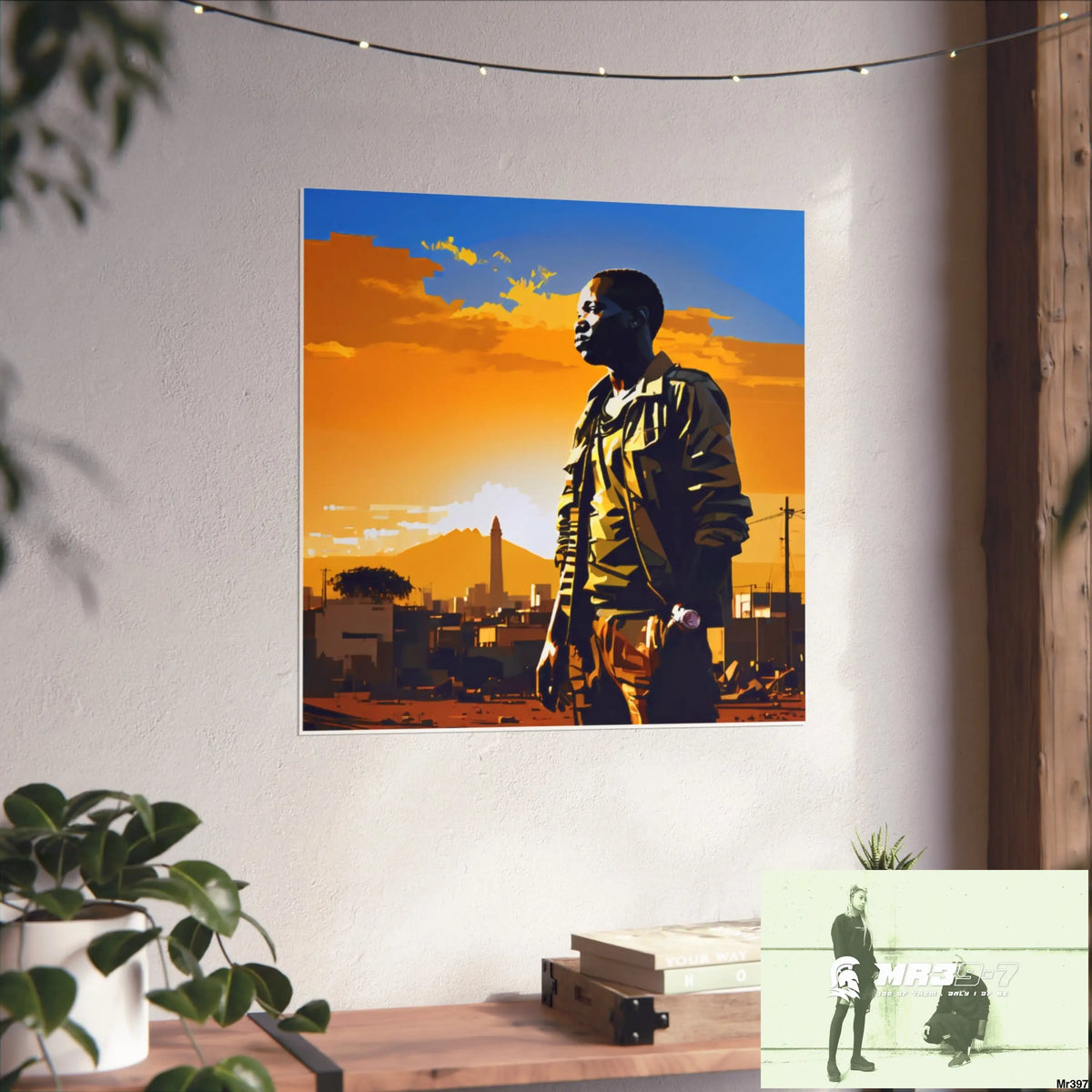 Kenya 2015 no 17 Banksy inspired Fine Art Posters Poster