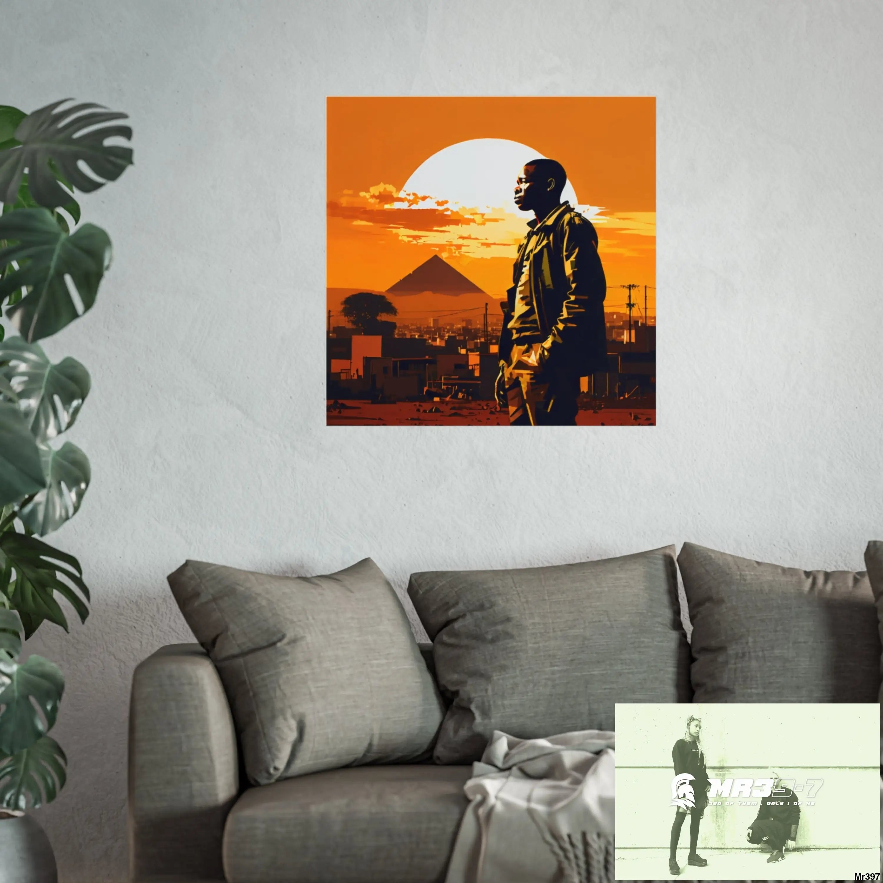 Kenya 2015 no 18 Banksy inspired Fine Art Posters Poster