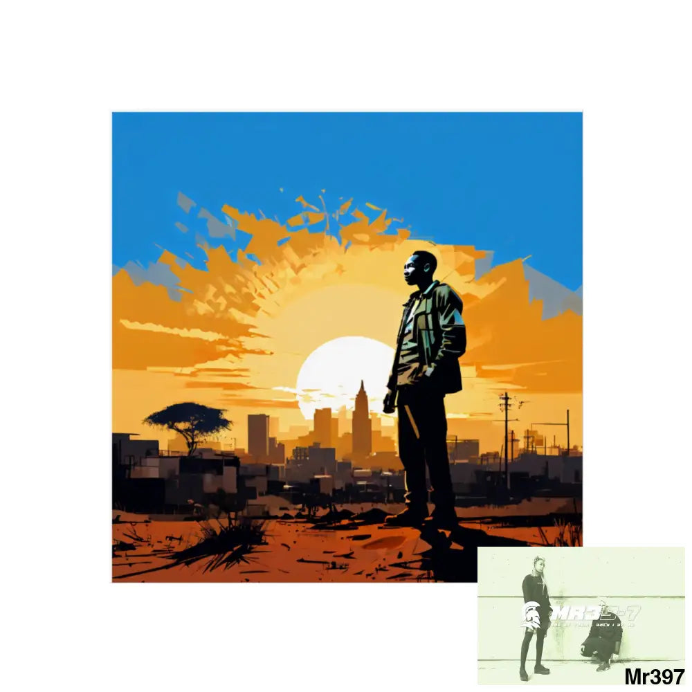 Kenya 2015 no 19 Banksy inspired Fine Art Posters 16″ x 16″ / Matte Poster