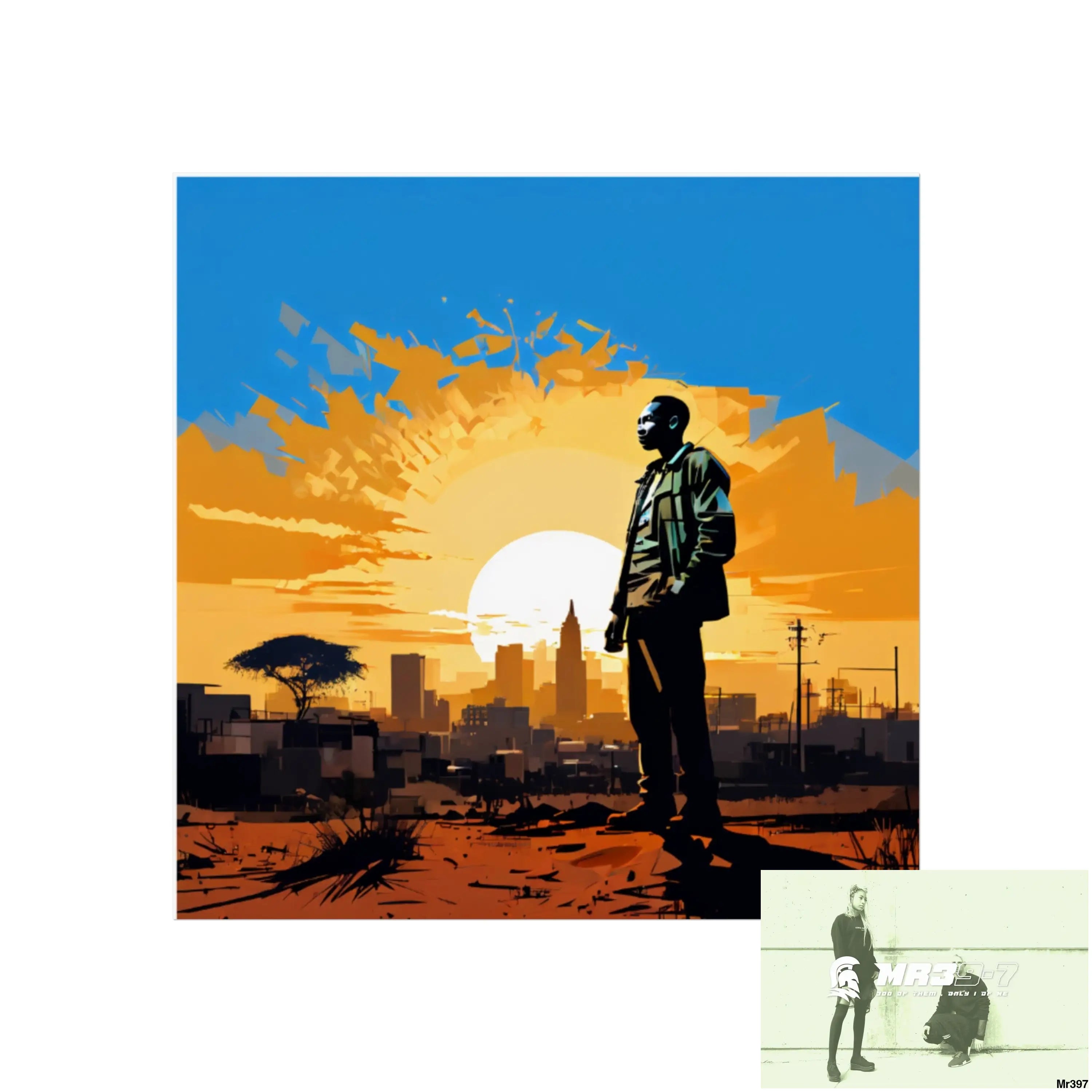 Kenya 2015 no 19 Banksy inspired Fine Art Posters 16″ x 16″ / Matte Poster