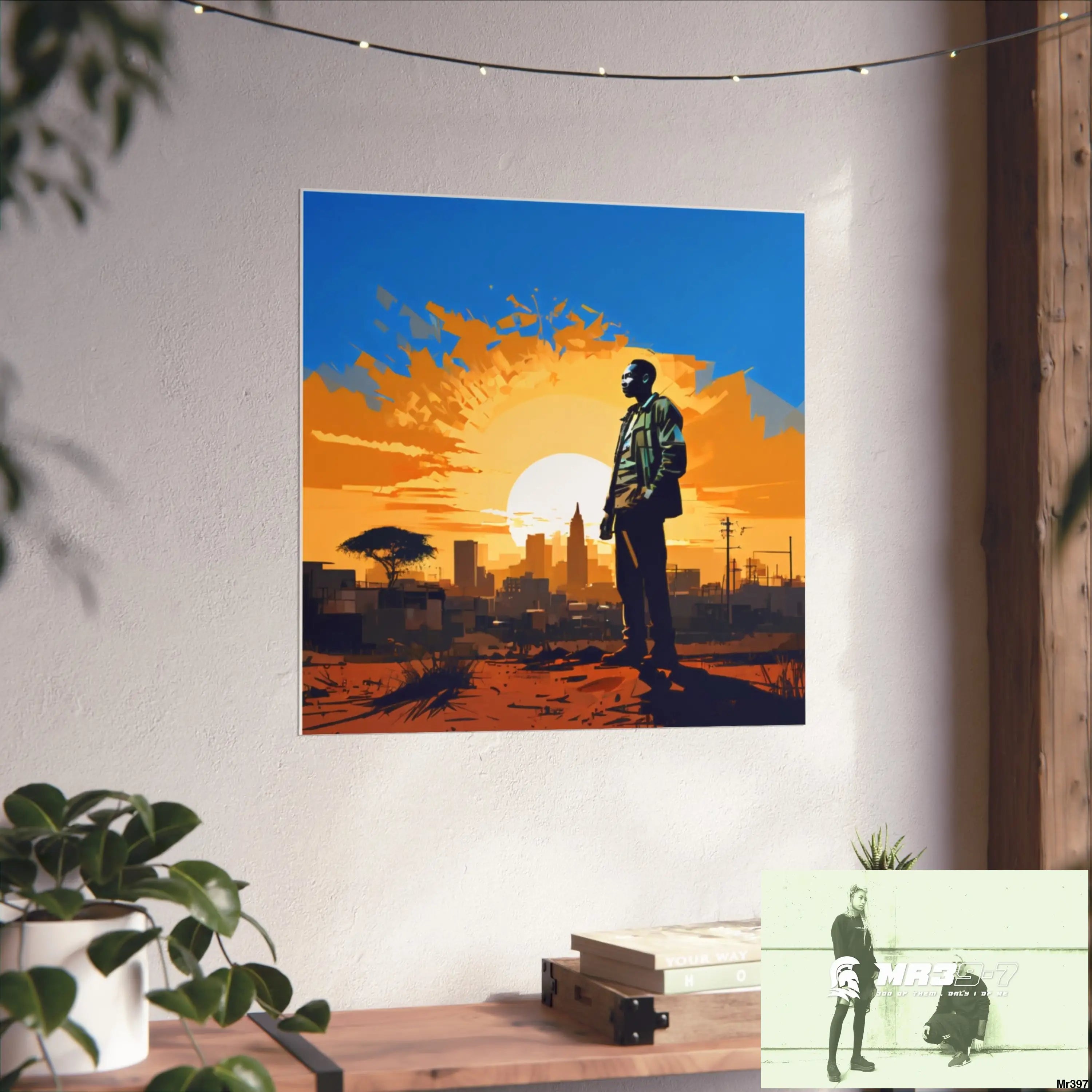 Kenya 2015 no 19 Banksy inspired Fine Art Posters Poster