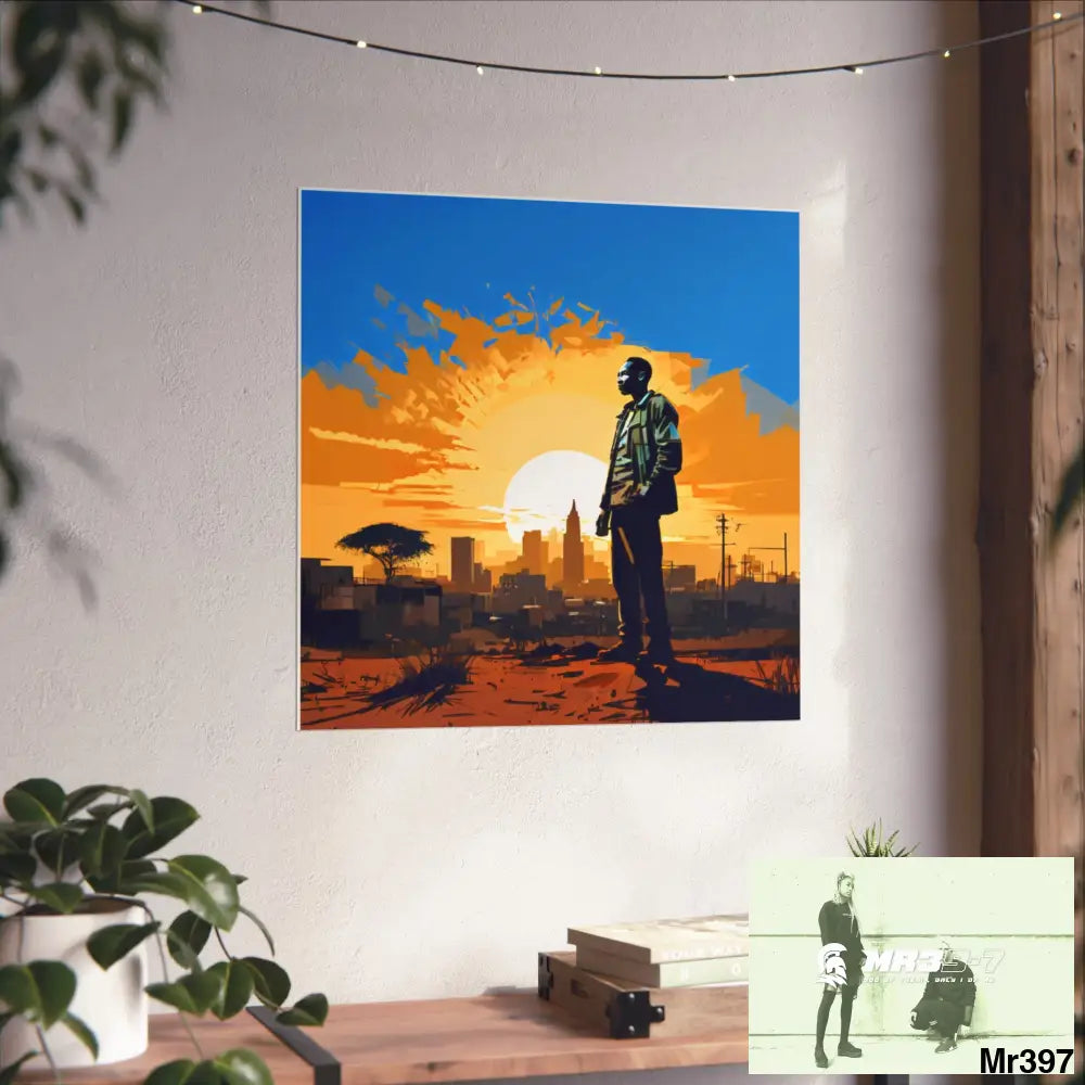 Kenya 2015 no 19 Banksy inspired Fine Art Posters Poster