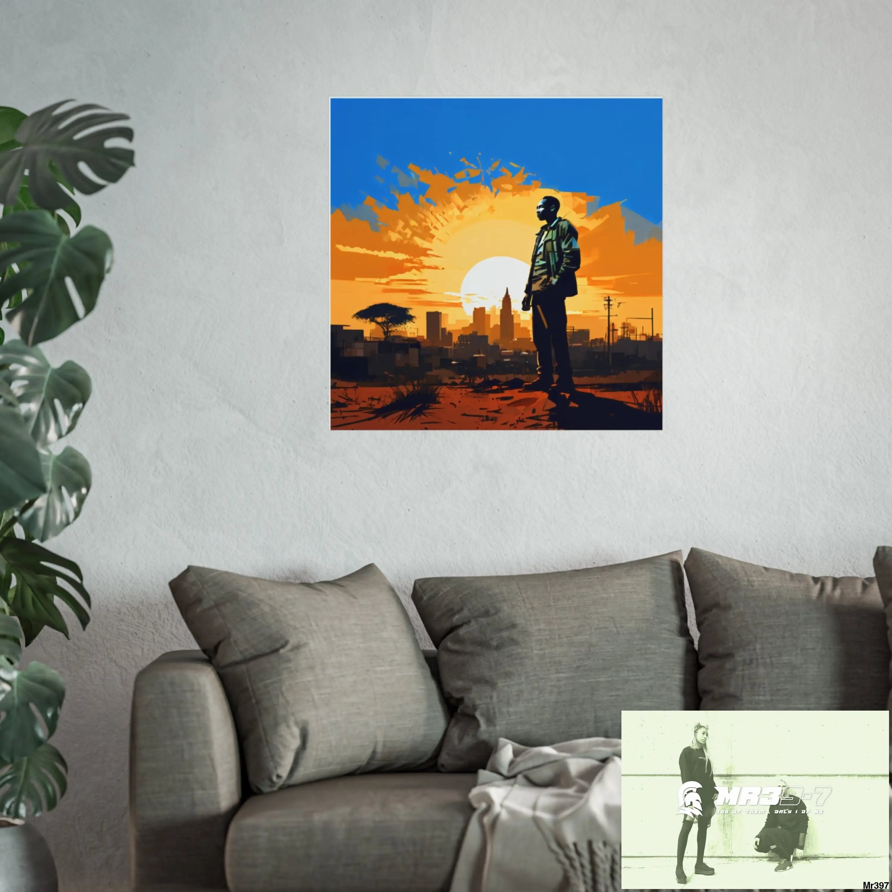 Kenya 2015 no 19 Banksy inspired Fine Art Posters Poster