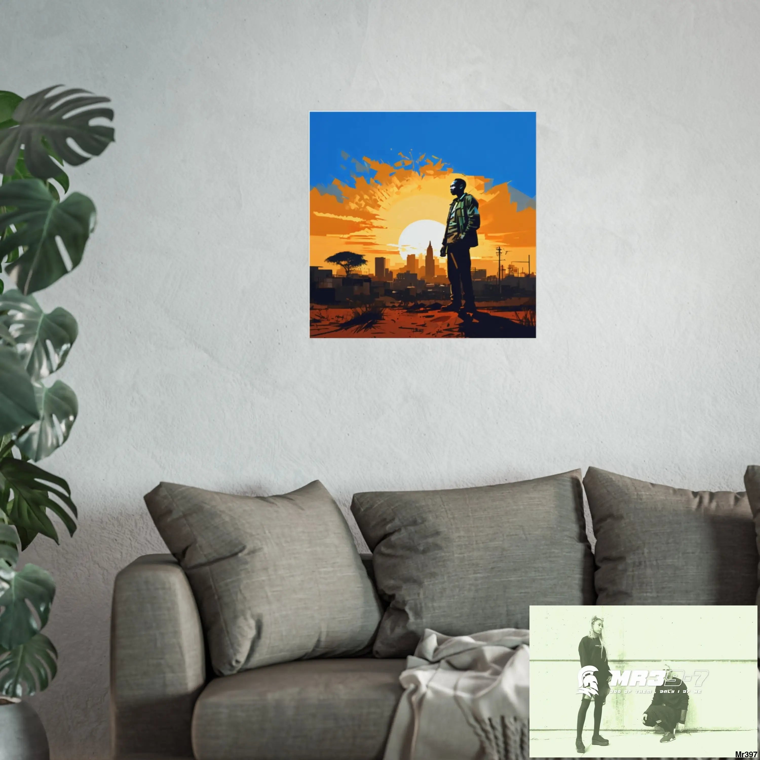 Kenya 2015 no 19 Banksy inspired Fine Art Posters Poster