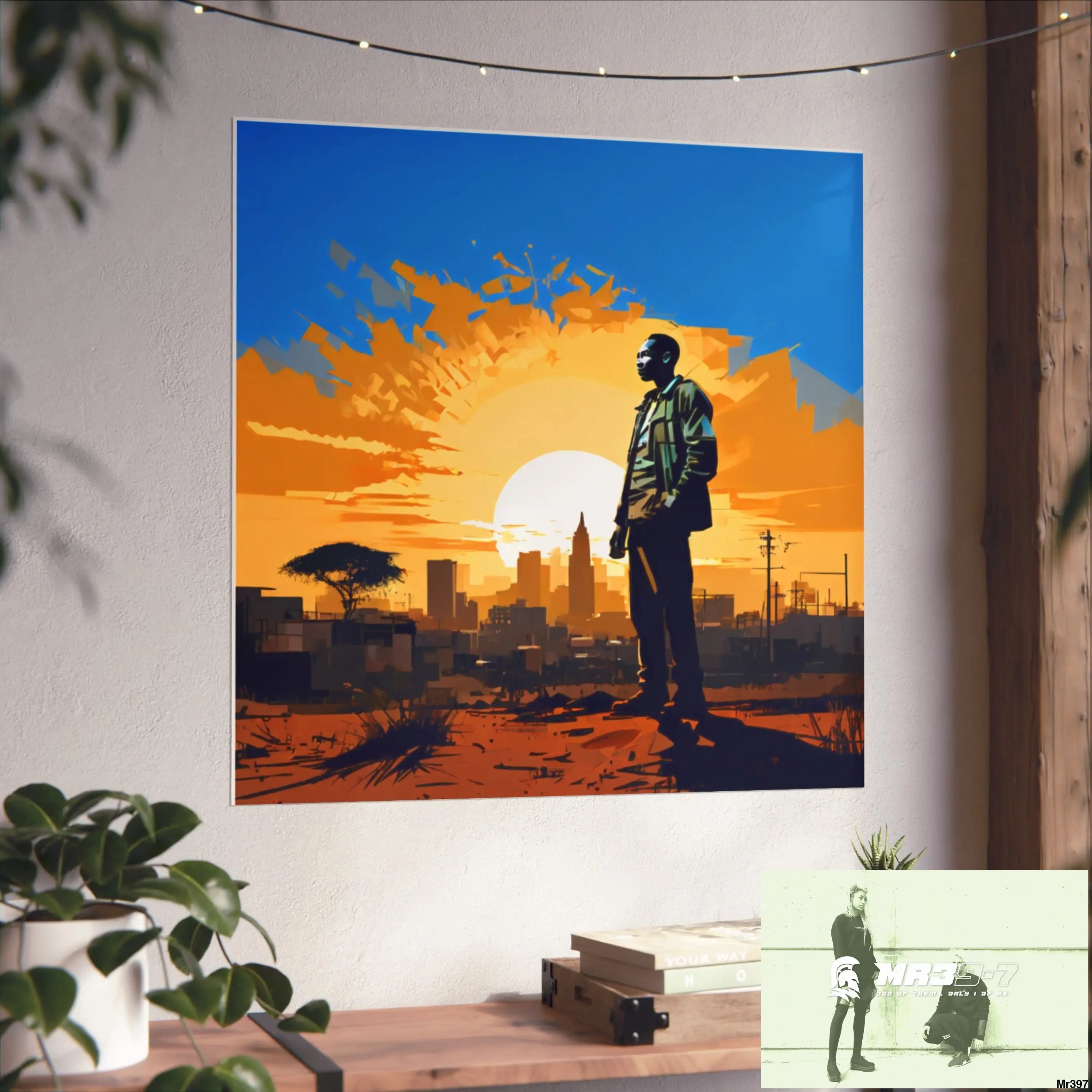 Kenya 2015 no 19 Banksy inspired Fine Art Posters Poster