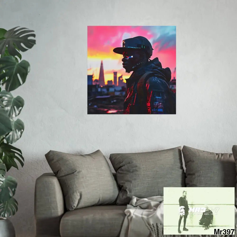 Kenya 2015 no 21 Banksy inspired Fine Art Posters Poster