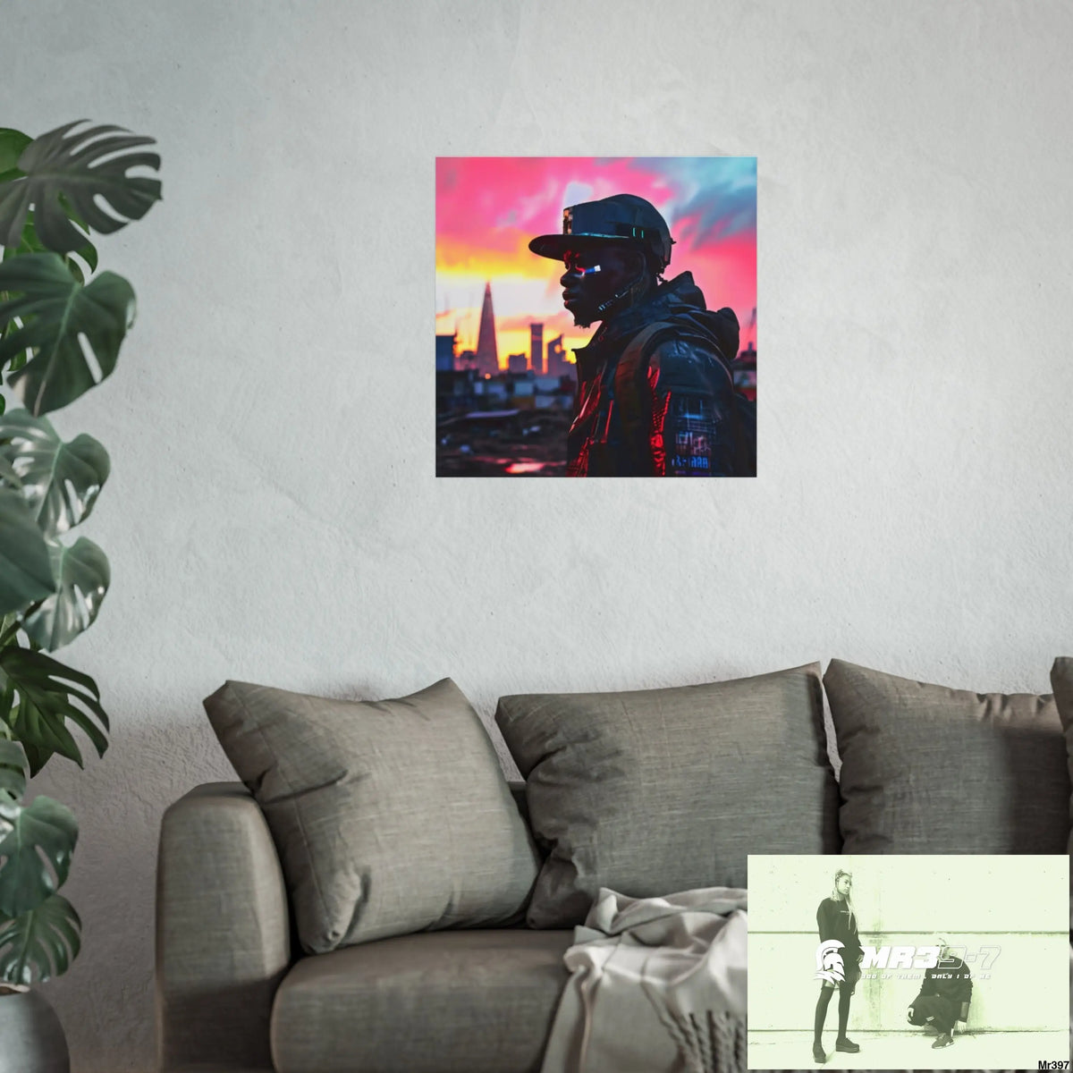 Kenya 2015 no 21 Banksy inspired Fine Art Posters Poster