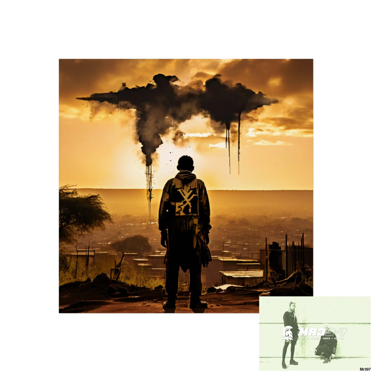 Kenya 2015 no 26 Banksy inspired Fine Art Posters 16″ x 16″ / Matte Poster