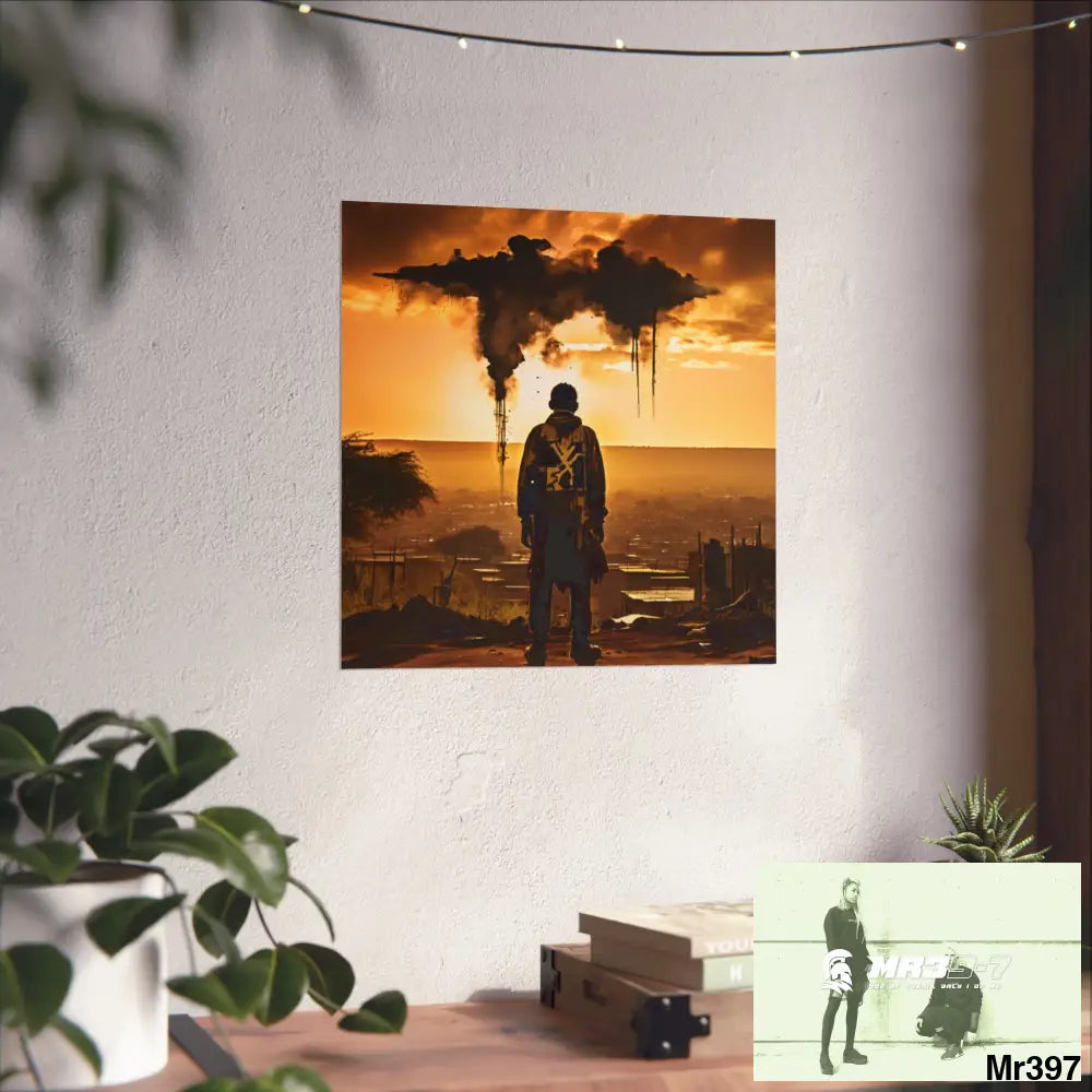 Kenya 2015 no 26 Banksy inspired Fine Art Posters Poster