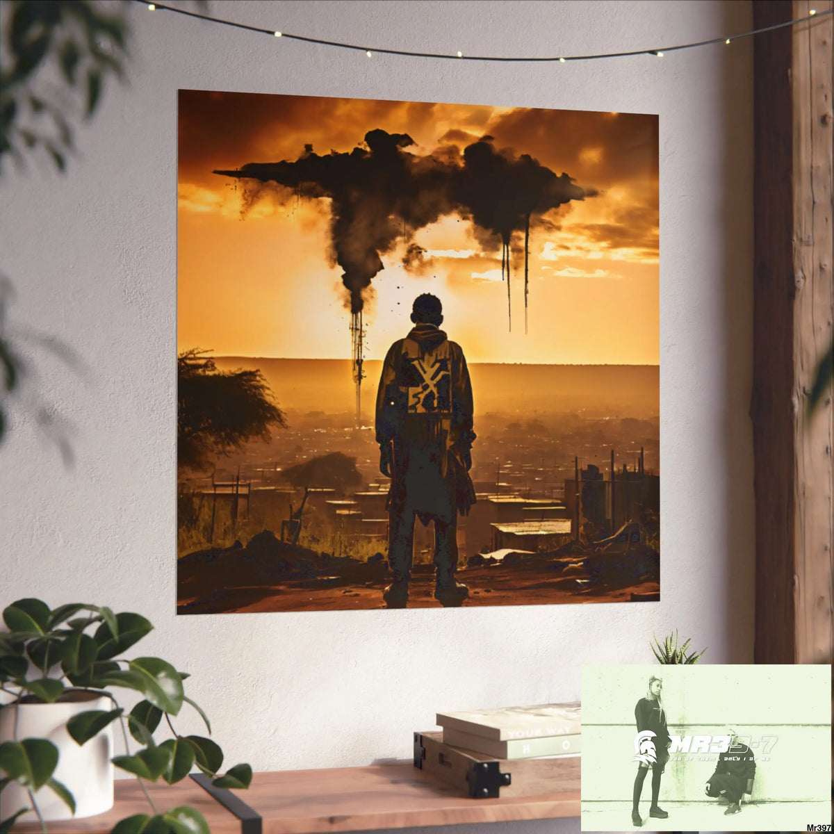 Kenya 2015 no 26 Banksy inspired Fine Art Posters Poster