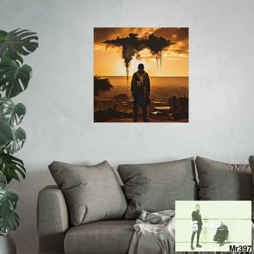 Kenya 2015 no 26 Banksy inspired Fine Art Posters Poster