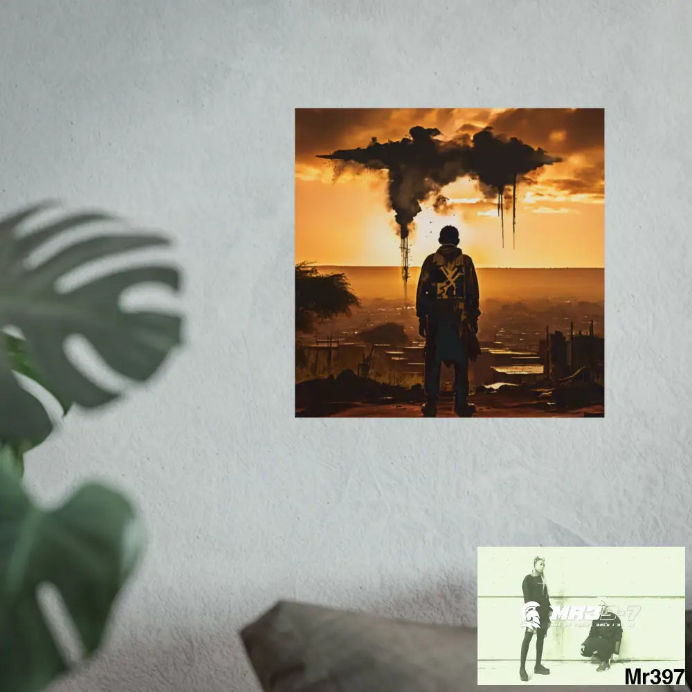 Kenya 2015 no 26 Banksy inspired Fine Art Posters Poster