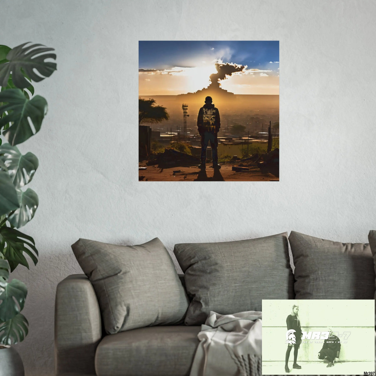 Kenya 2015 no 27 Banksy inspired Fine Art Posters Poster