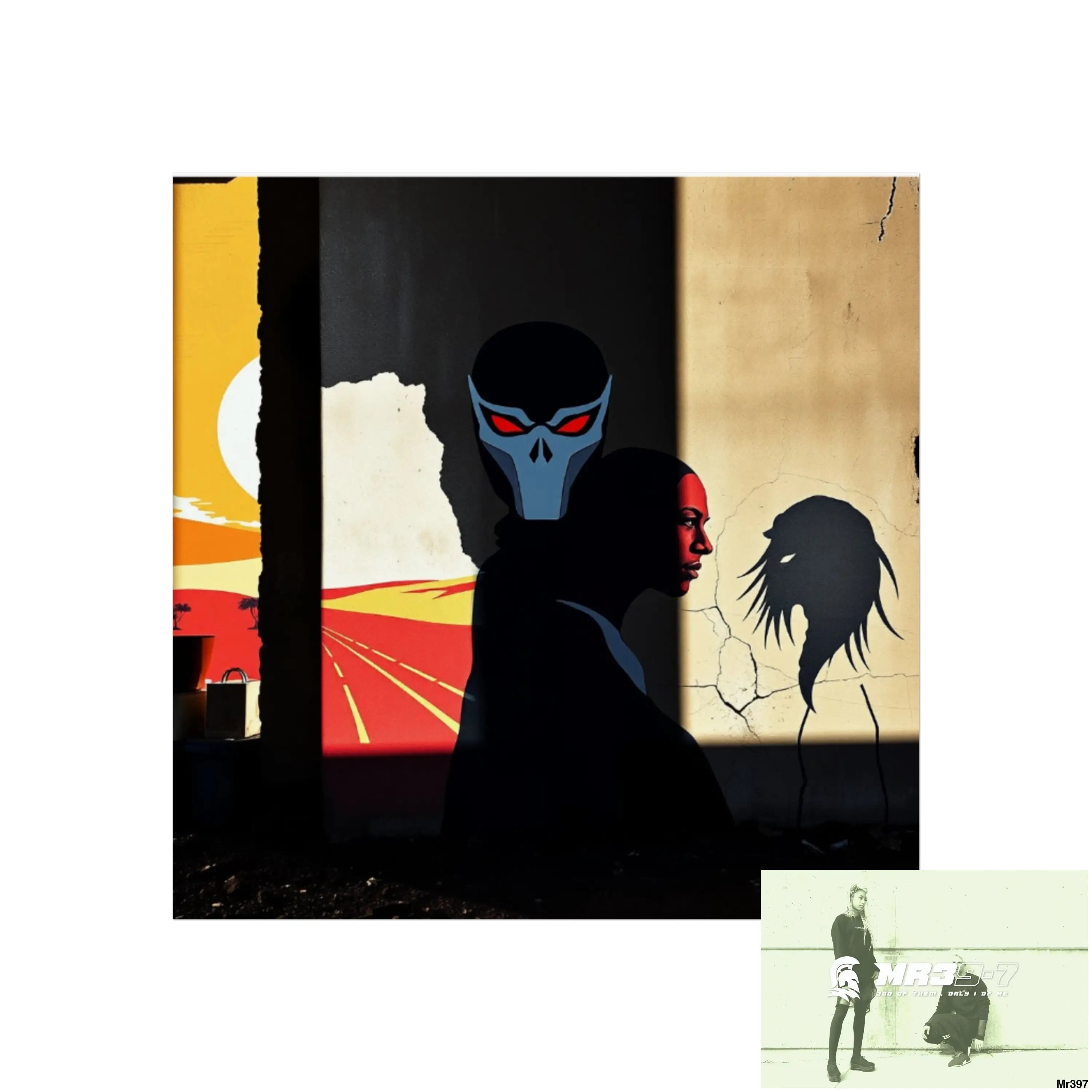 Kenya 2015 no 7 Banksy inspired Fine Art Posters 16″ x 16″ / Matte Poster