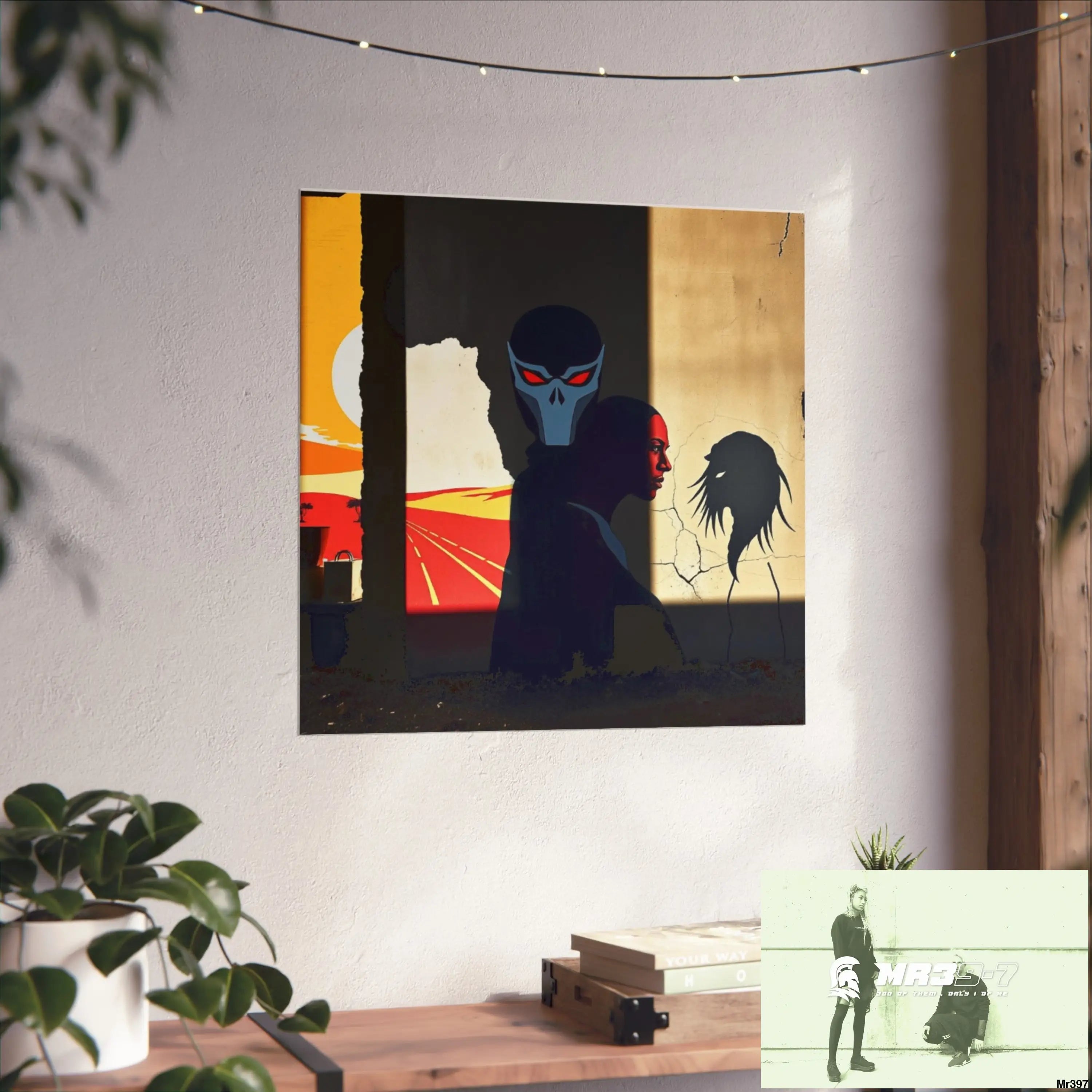 Kenya 2015 no 7 Banksy inspired Fine Art Posters Poster