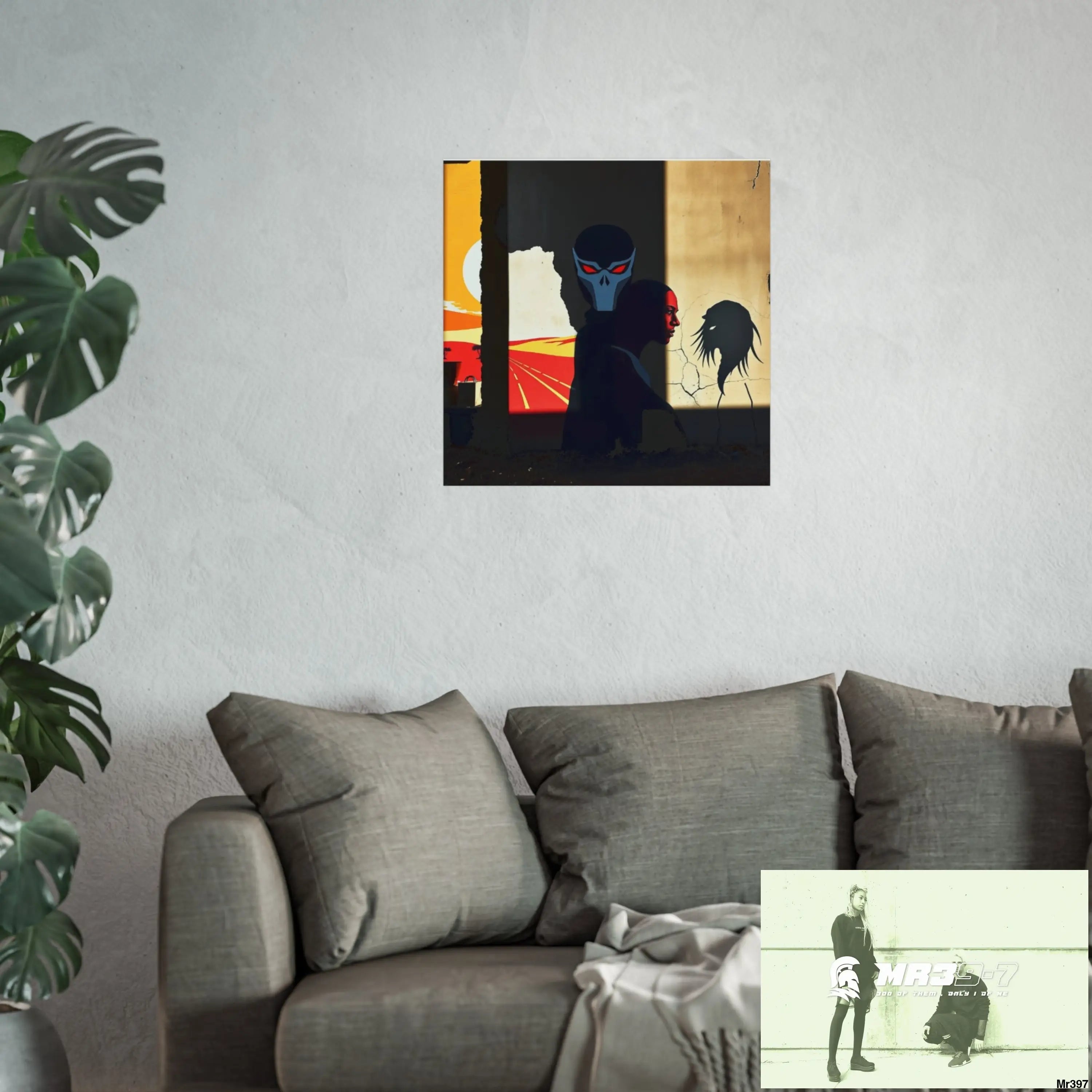 Kenya 2015 no 7 Banksy inspired Fine Art Posters Poster