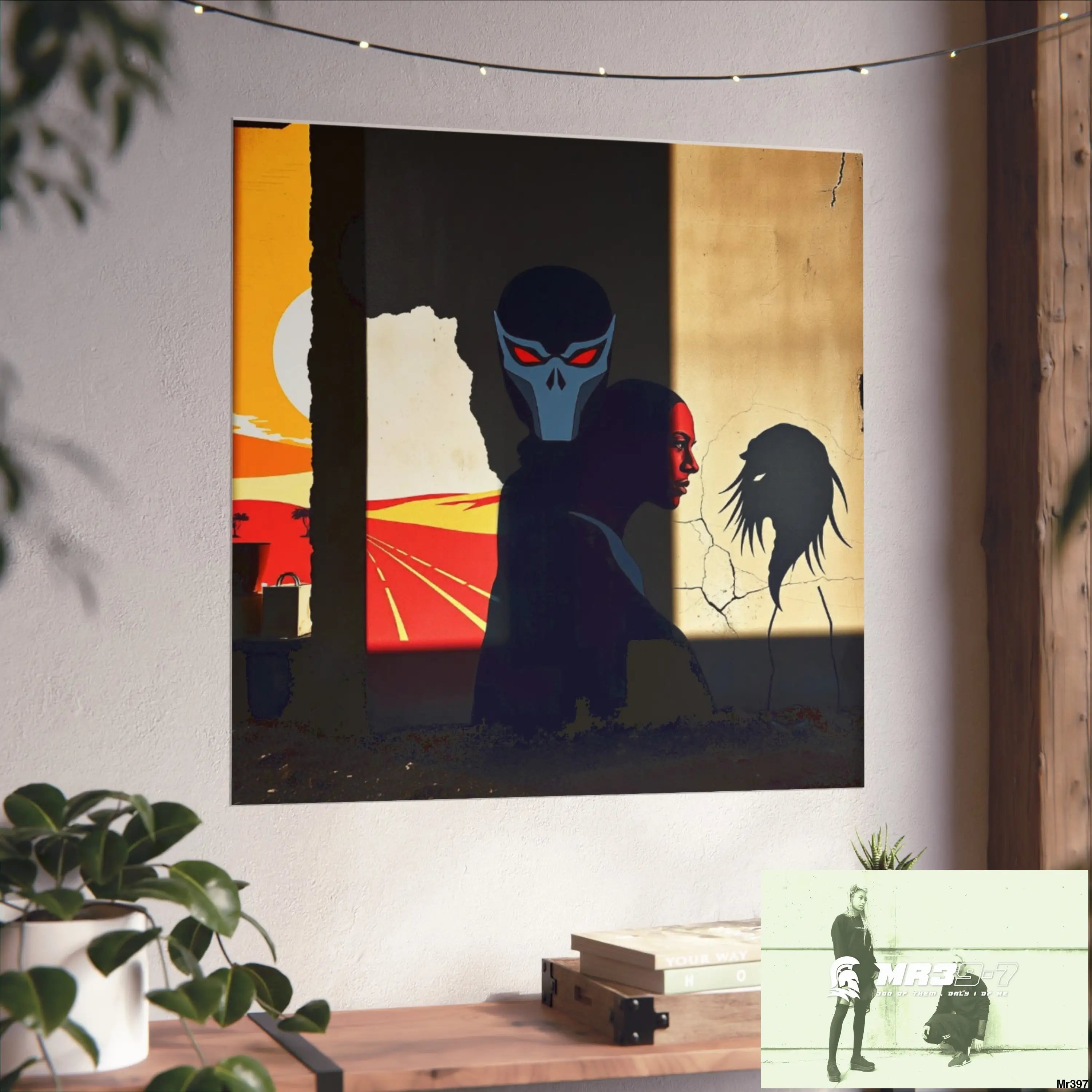 Kenya 2015 no 7 Banksy inspired Fine Art Posters Poster
