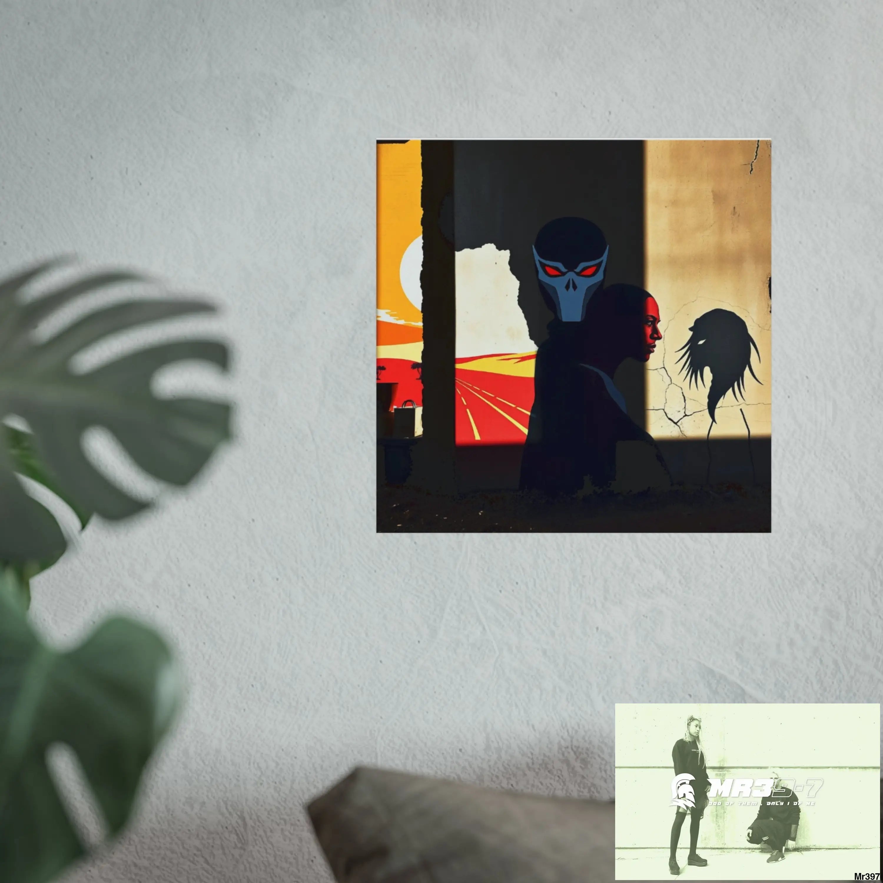 Kenya 2015 no 7 Banksy inspired Fine Art Posters Poster