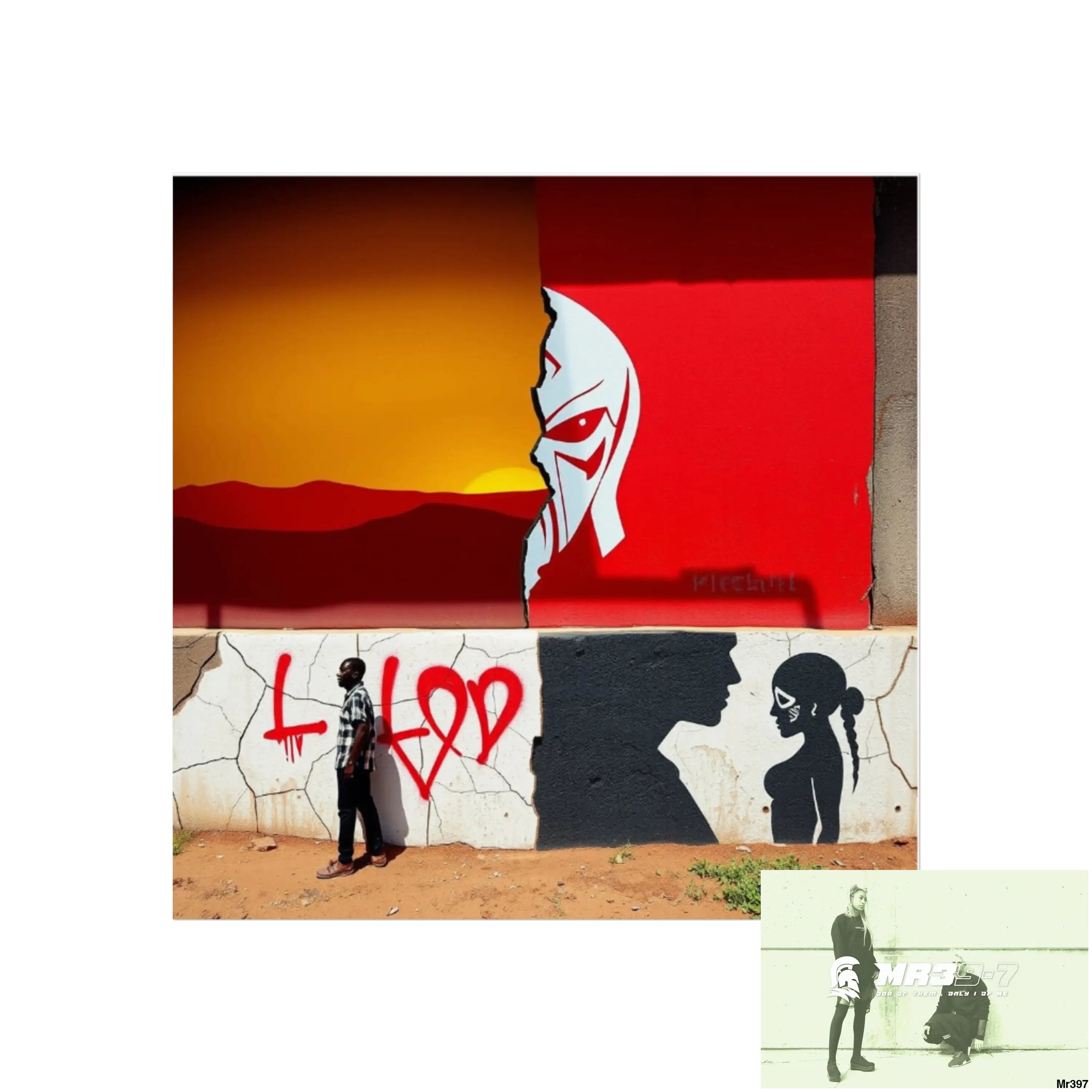 Kenya 2015 no 8 Banksy inspired Fine Art Posters 16″ x 16″ / Matte Poster