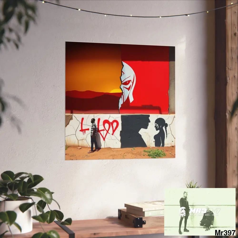 Kenya 2015 no 8 Banksy inspired Fine Art Posters Poster