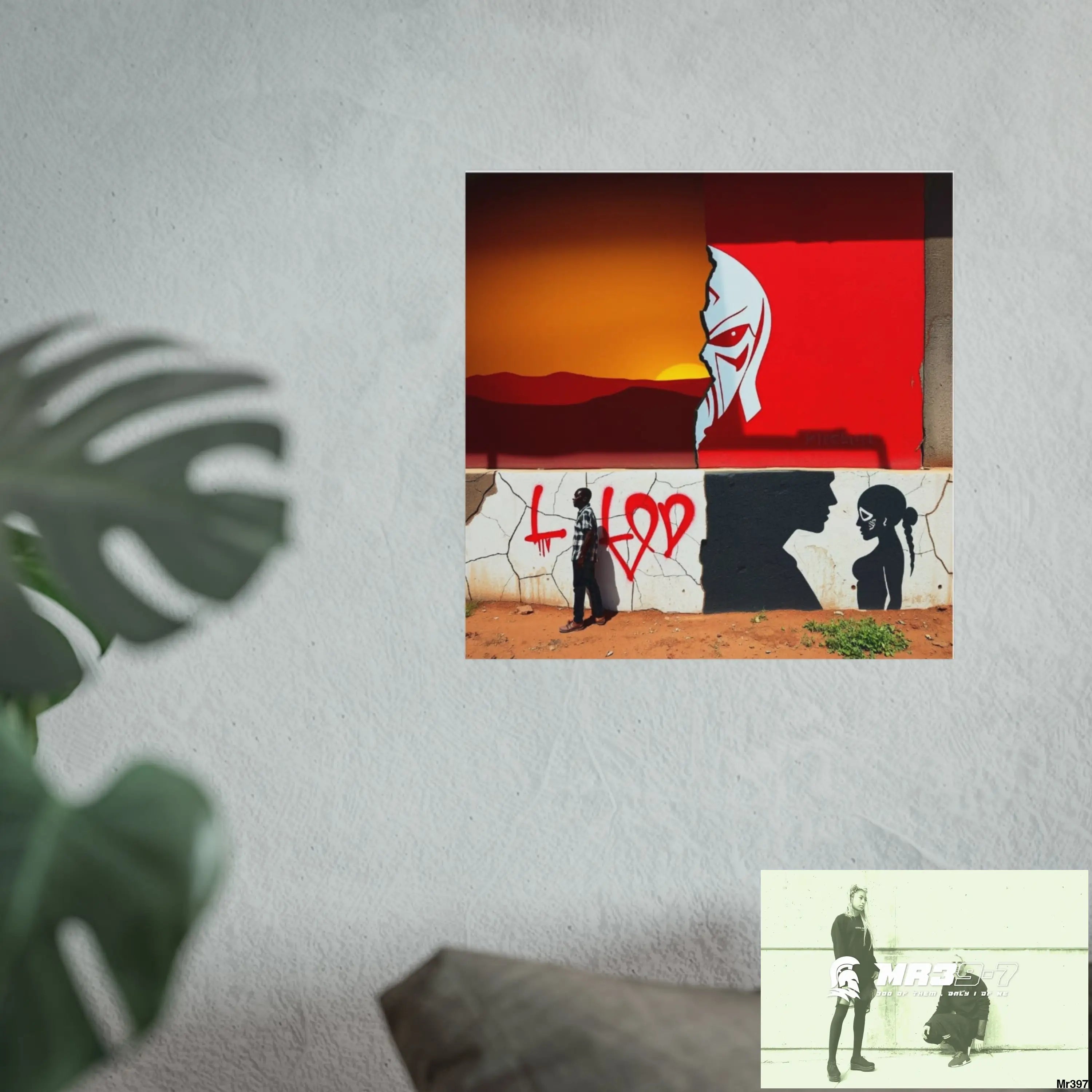 Kenya 2015 no 8 Banksy inspired Fine Art Posters Poster