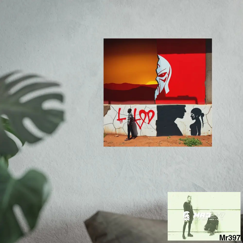 Kenya 2015 no 8 Banksy inspired Fine Art Posters Poster