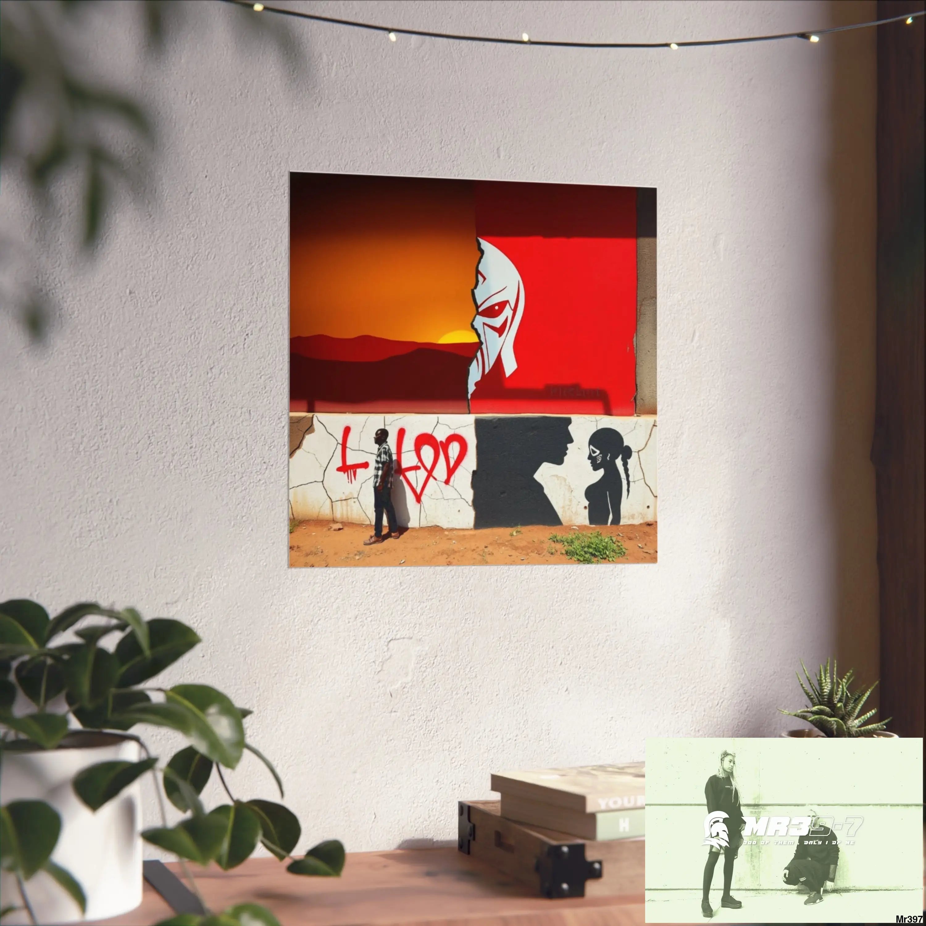 Kenya 2015 no 8 Banksy inspired Fine Art Posters Poster
