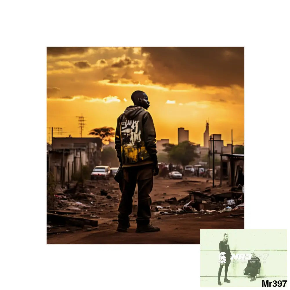 Kenya 2015 no 9 Banksy inspired Fine Art Posters 16″ x 16″ / Matte Poster