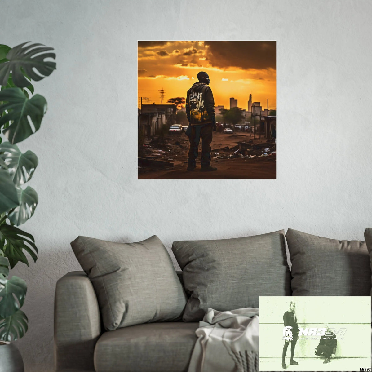 Kenya 2015 no 9 Banksy inspired Fine Art Posters Poster