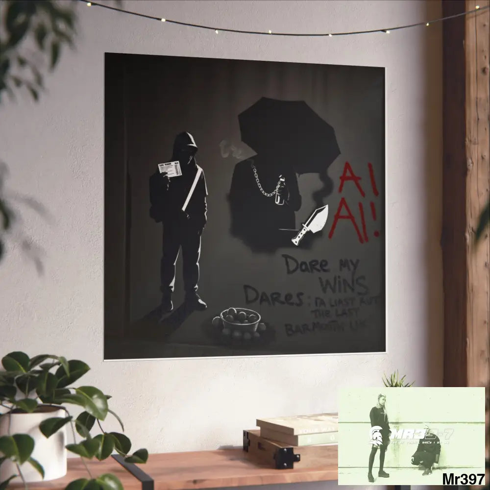 Kenya 2015 the last 12 days no 29 Banksy inspired Fine Art Posters Poster