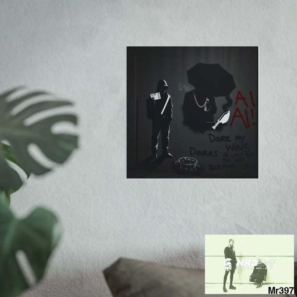 Kenya 2015 the last 12 days no 29 Banksy inspired Fine Art Posters Poster