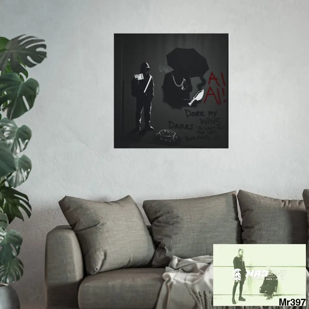 Kenya 2015 the last 12 days no 29 Banksy inspired Fine Art Posters Poster